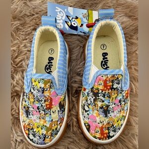 "Bluey" Kids Slip-On Shoes - Multicolor